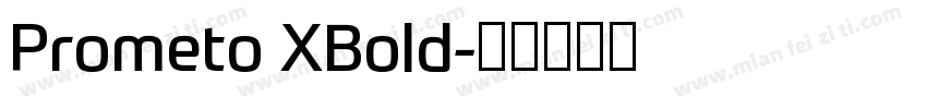 Prometo XBold字体转换